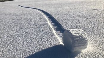 Setki naturalnych rolek śnieżnych. Rzadkie zjawisko zimowe