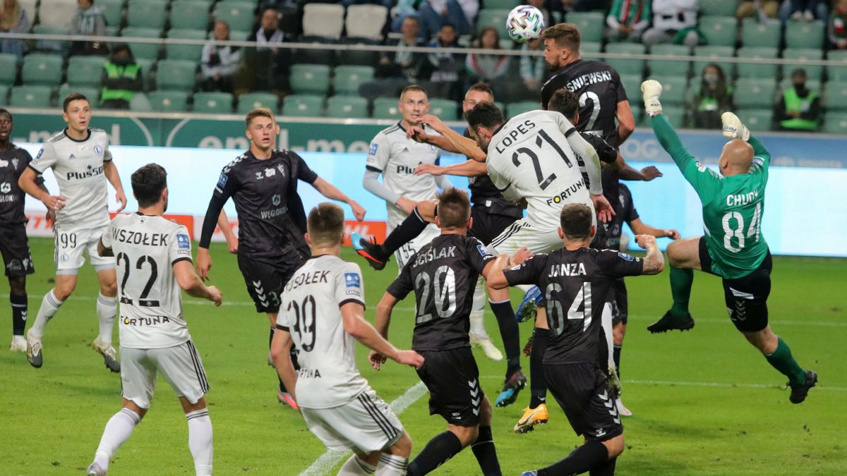 WP SportoweFakty / Mateusz Czarnecki / Na zdjęciu: mecz Legia Warszawa - Górnik Zabrze