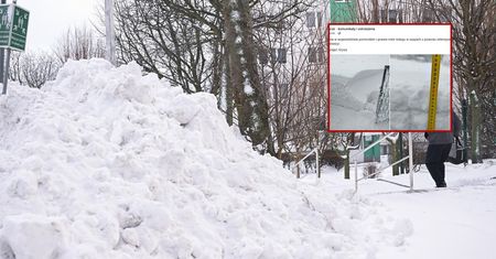 Taki widok nad Bałtykiem. 101 cm śniegu w Karwi