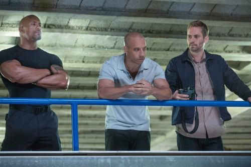Dwayne Johnson, Vin Diesel i Paul Walker