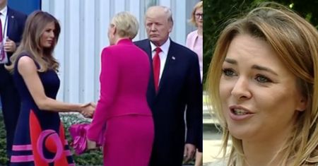 Krupa broni Dudy: "NIE ZAUWAŻYŁA RĘKI, którą wyciągnął Trump. Prezydent pospieszył się z uściskiem dłoni!"