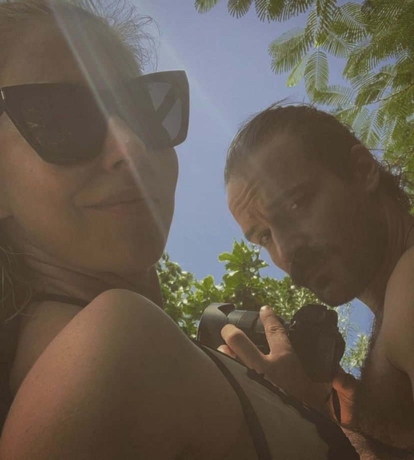 Kasia Warnke i Piotr Stramowski prażą się na słońcu
