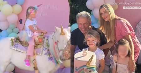 Joanna Krupa i jej były mąż wyprawili córce piąte urodziny: był koń udający jednorożca, ogromny tort i mnóstwo balonów. Na bogato?