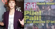 "Fakt": "Musiał PIJE i PALI, a ma dopiero 17 lat!"