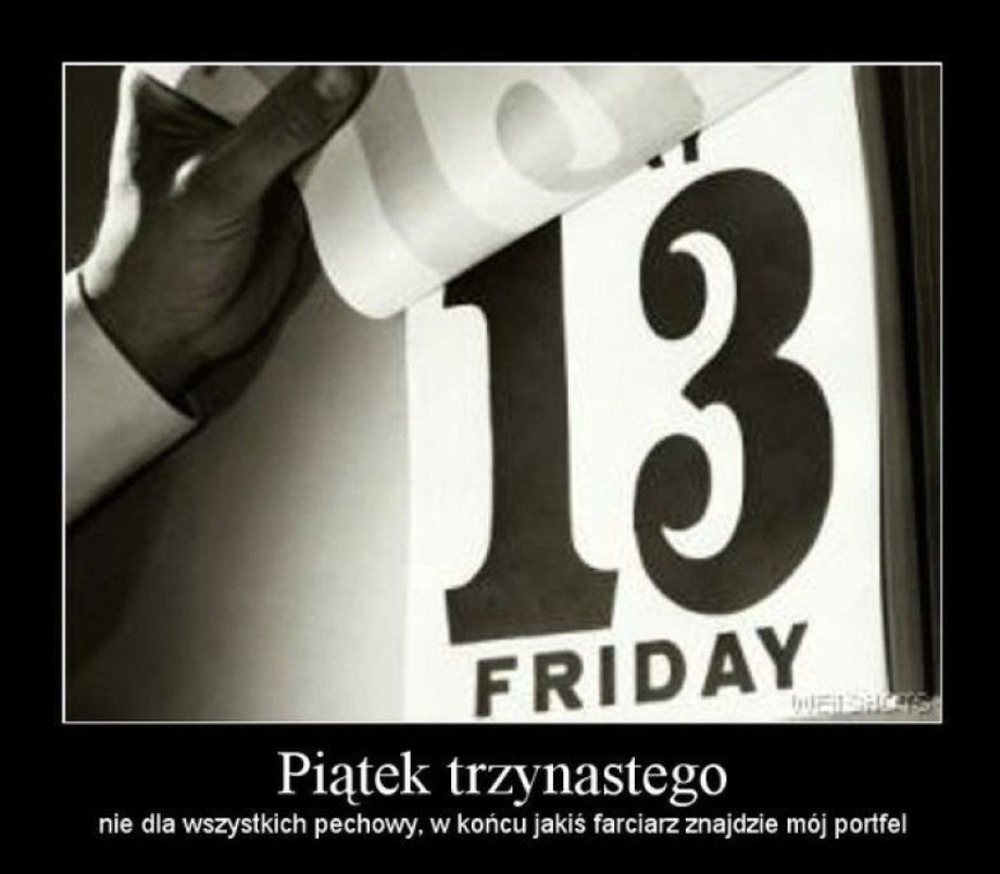 Memy z okazji piątku 13