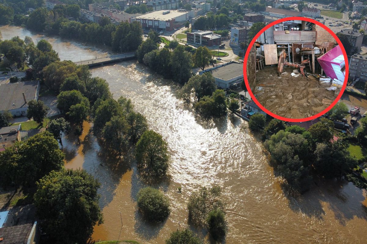 Księgarnia w Lądku-Zdroju została zalana