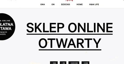 H&M otworzył sklep internetowy