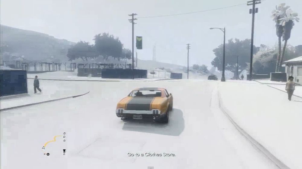 W święta w GTA V spadł... śnieg