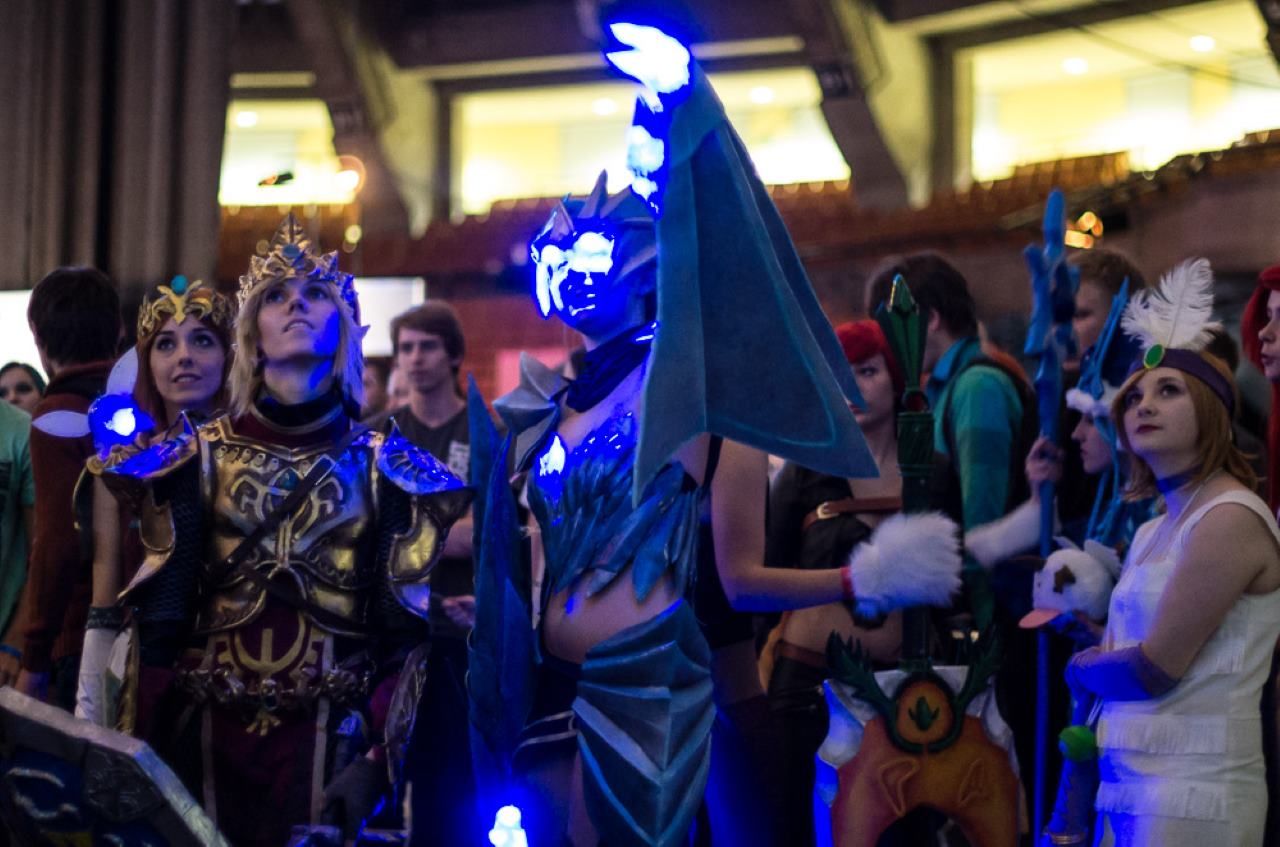 Cosplayerzy na Hall of Games 2014 we Wrocławiu