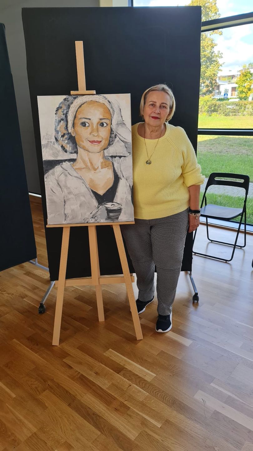 Krystyna Przybylska pokazała portret Anny Przybylskiej