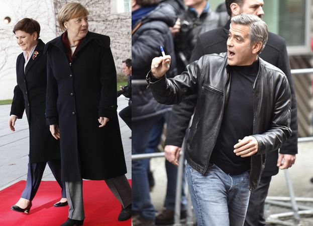 Clooney spotkał się z… Angelą Merkel! "WYRAZIŁ CAŁKOWITE POPARCIE dla jej polityki azylowej"