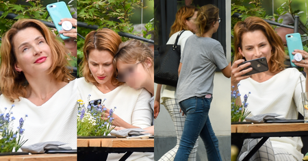 Anna Dereszowska "spędza czas z córką", siedząc z nosem w dwóch telefonach (ZDJĘCIA)