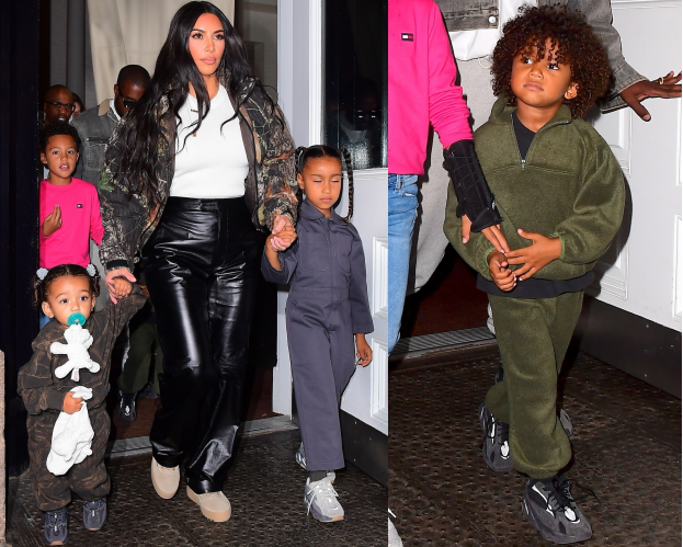 Kim Kardashian z gromadką dzieci wspierają Kanye Westa na premierze nowej płyty (FOTO)