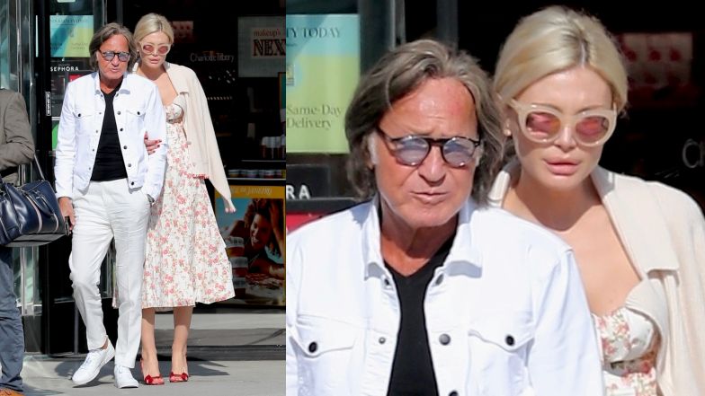 Mohamed Hadid spaceruje ulicami Beverly Hills z młodszą partnerką