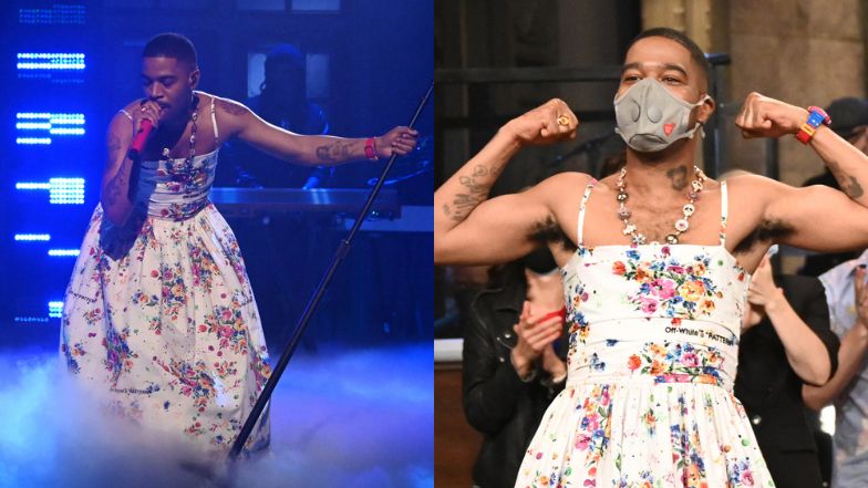 Kid Cudi wystąpił w "SNL" w kwiecistej sukience