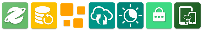 Ikony części szkodliwych aplikacji z AbstractEmu