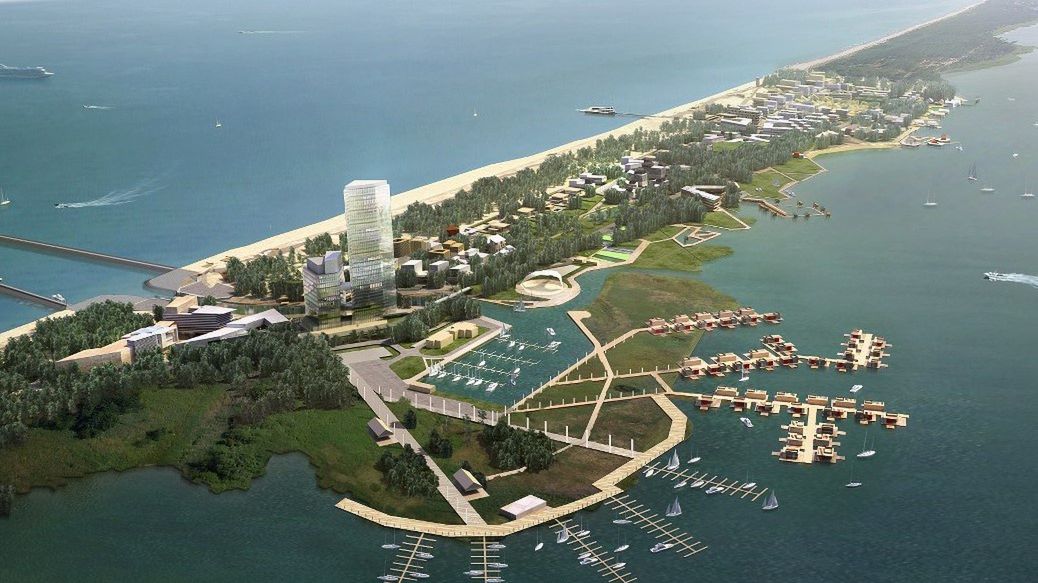 Na mierzei między Bałtykiem a jeziorem Jamno miał powstać "polski Dubaj"