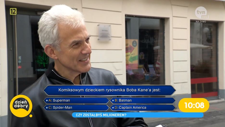 Hubert Ubrański "Milionerów" postanowił przenieść na ulicę