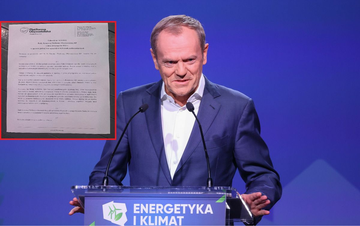 Donald Tusk wzywa do wspólnego startu w wyborach