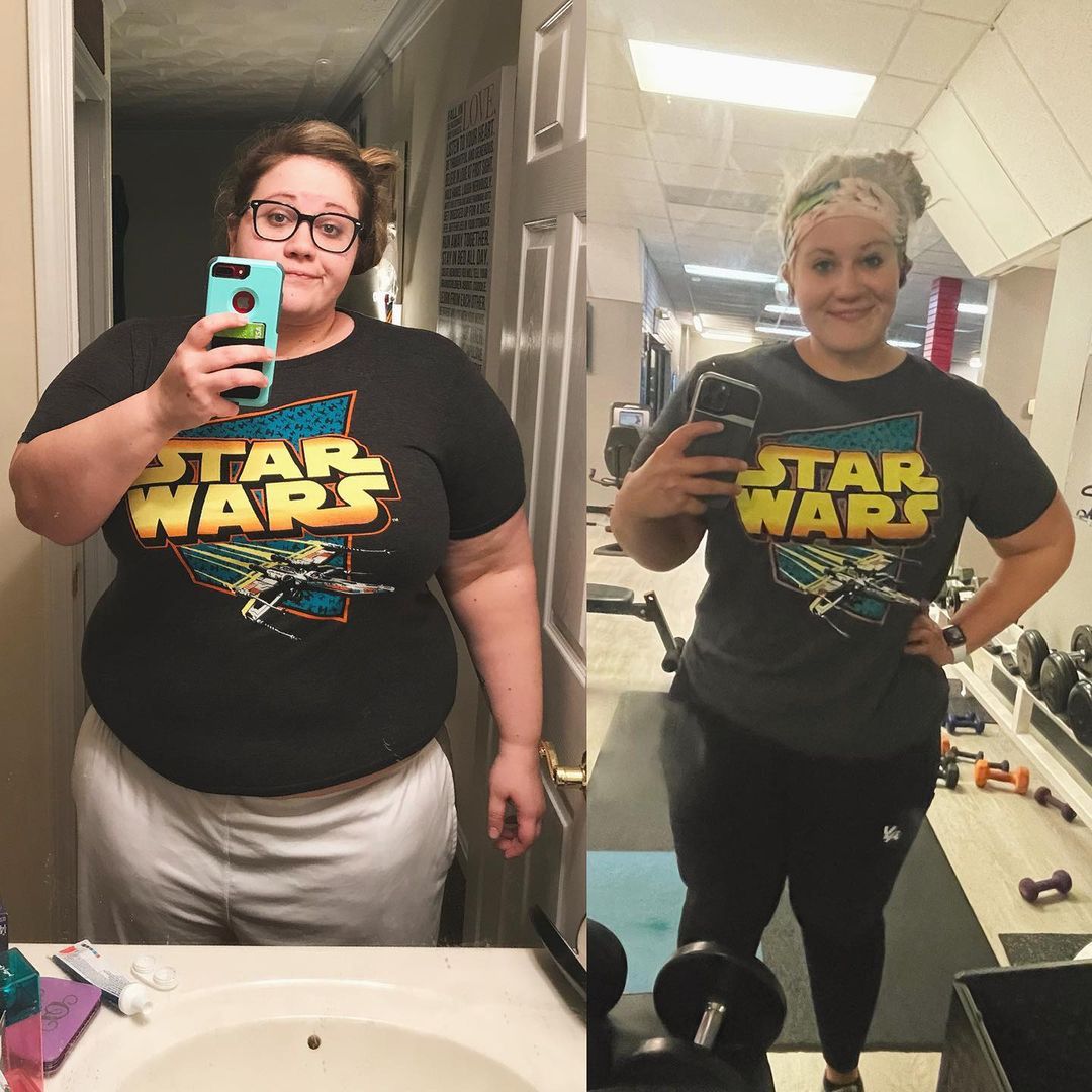 Carlee ważyła 160 kilogramów