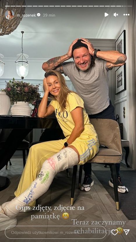 Małgorzata Rozenek wylądowała w szpitalu po szaleństwach na nartach