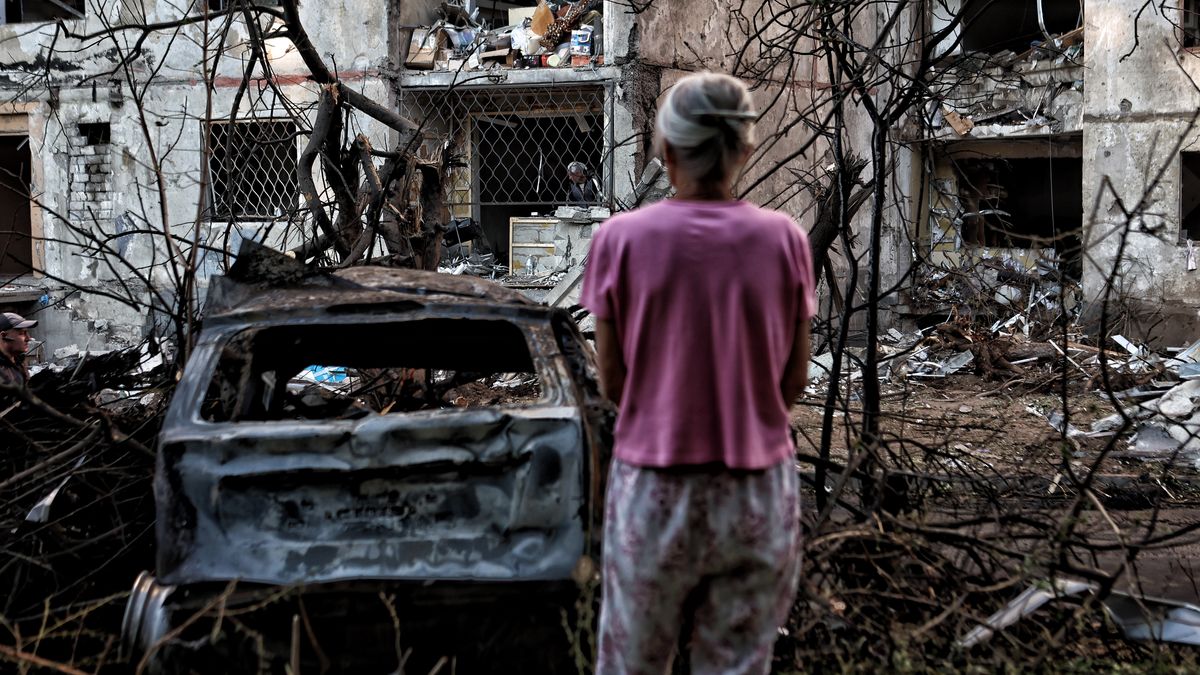 Rosja nie przestaje bombardować ukraińskich miast. Na zdjęciu Ch