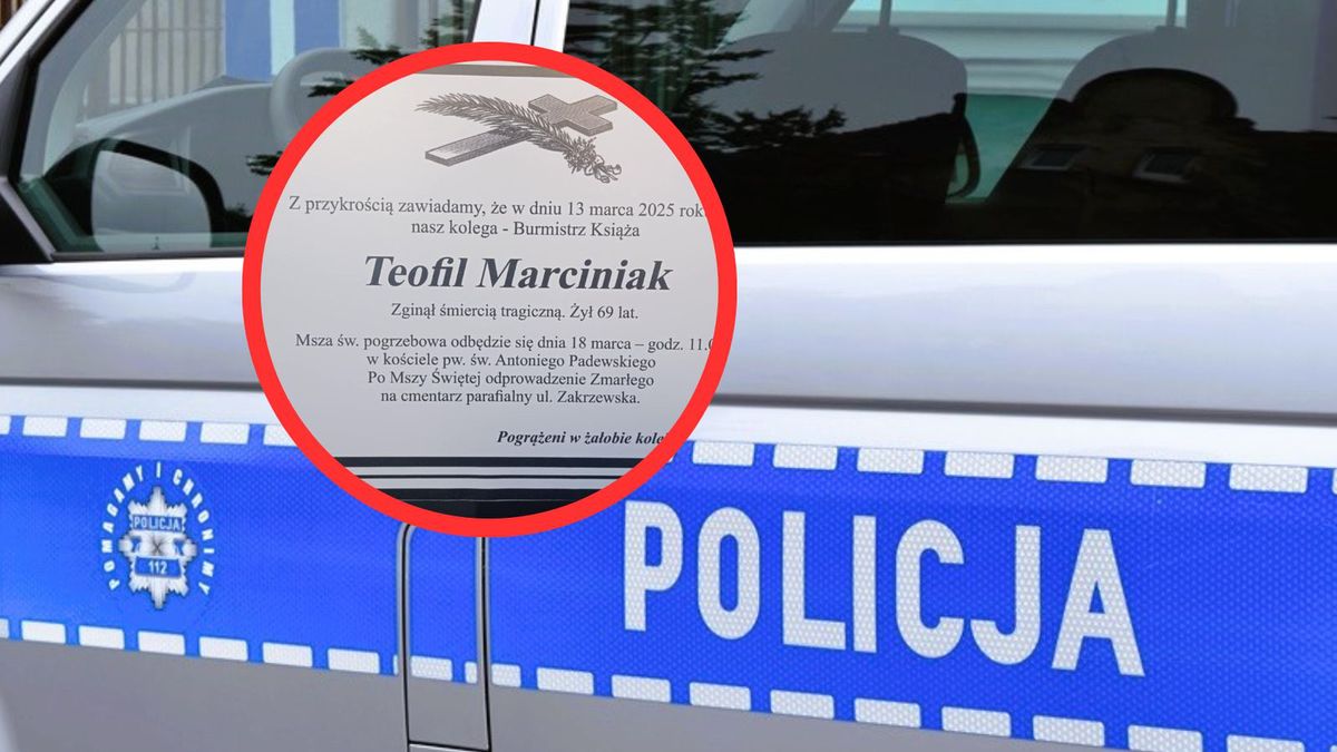 Burmistrz zobaczył swoje nekrologi. Zawiadomił policję
