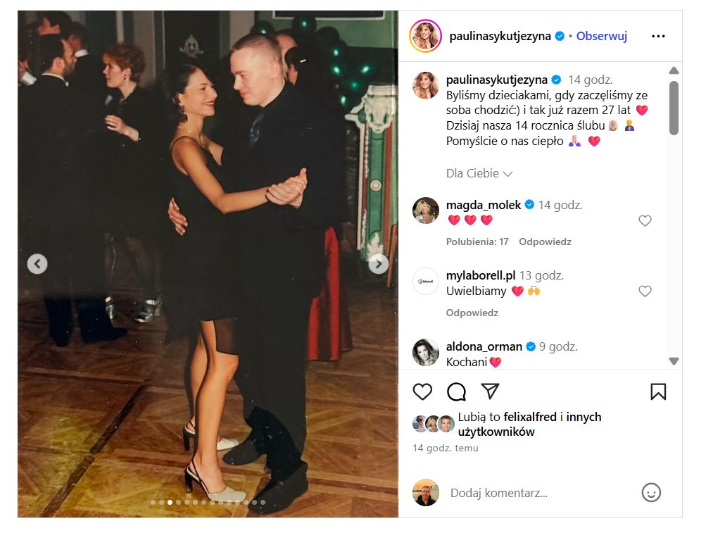 Paulina Sykut-Jeżyna pokazała zdjęcia z mężem