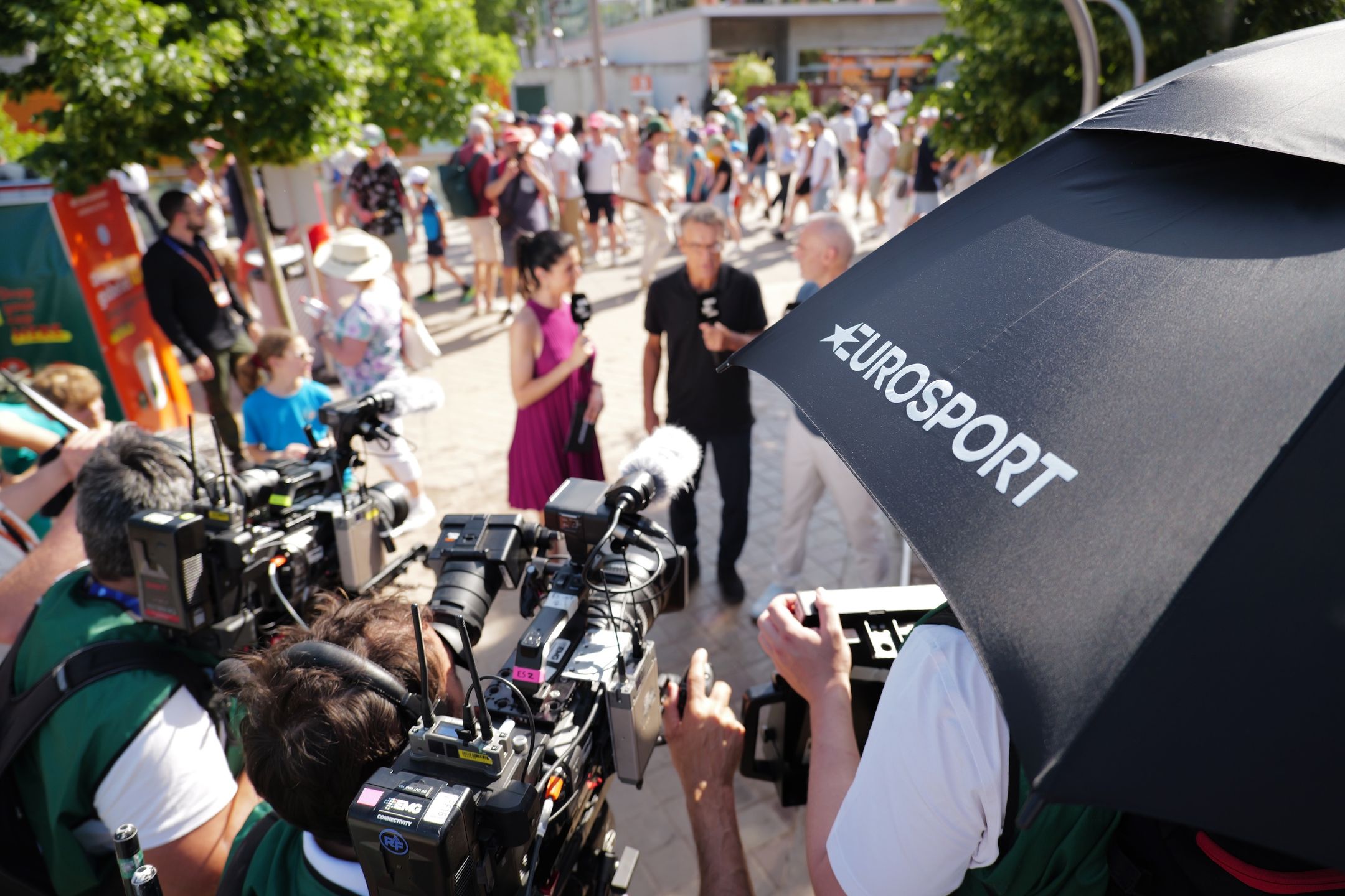 Studio TNT Sports na Roland Garros