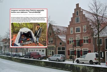 Młodzi Holendrzy niszczą namioty bezdomnych Polaków. "Nie rozumiem"