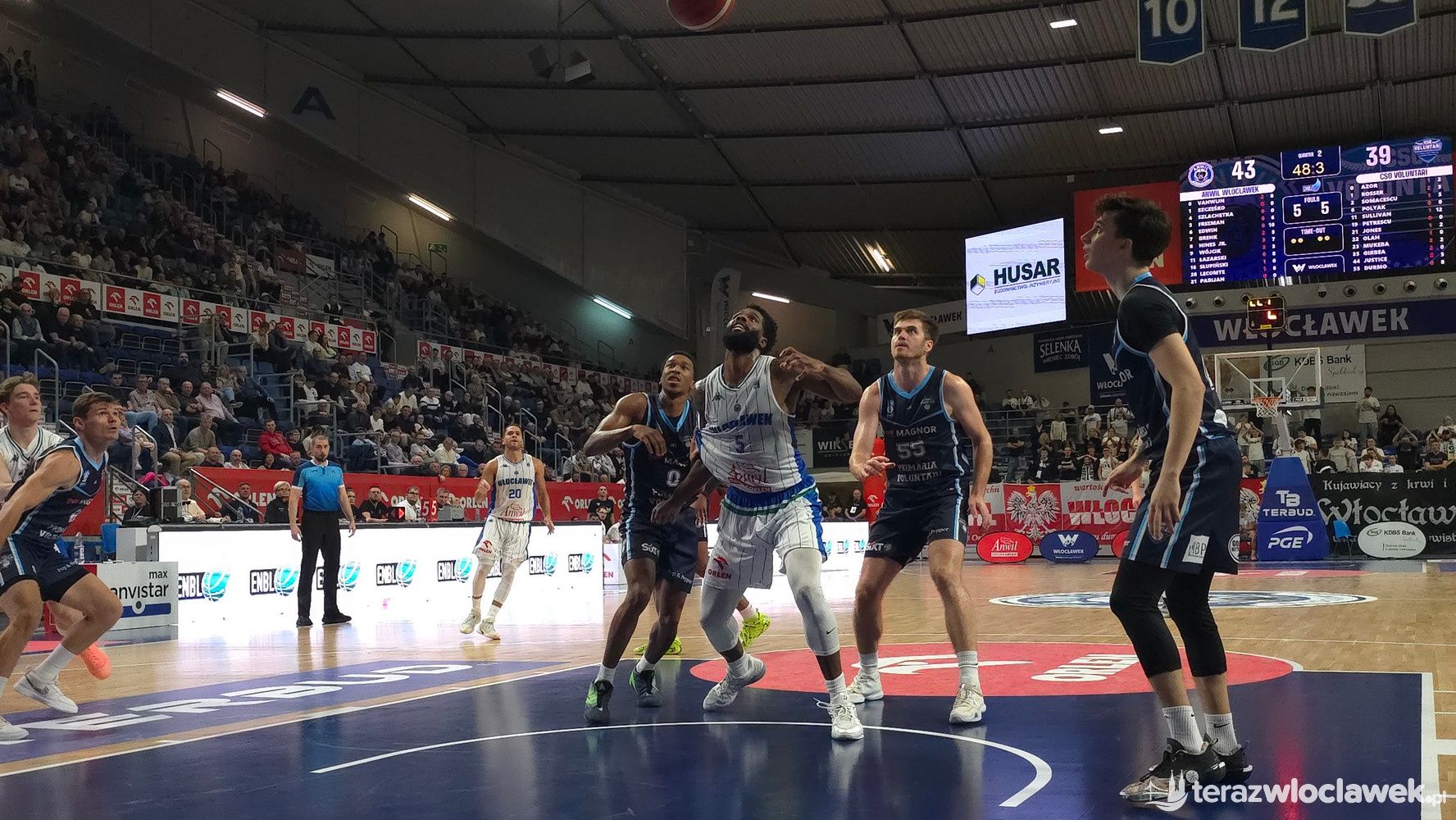 Anwil Włocławek przegrał z CSO Voluntari po zaciętym meczu