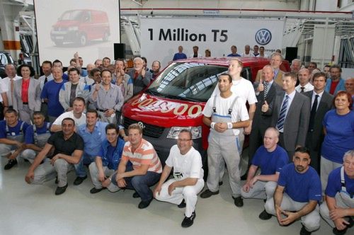 VW T5 z numerem 1.000.000 wyjechał z fabryki