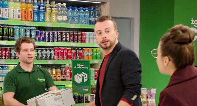 Prezent dla żony reklamuje odbiór w Żabce zakupów z Zalando (wideo)