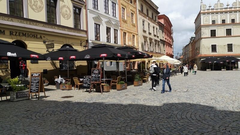 Ogródki gastronomiczne na Starym Mieście w Lublinie