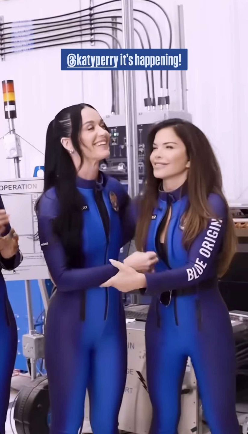 Lauren Sanchez i Katy Perry przygotowują się do lotu w kosmos