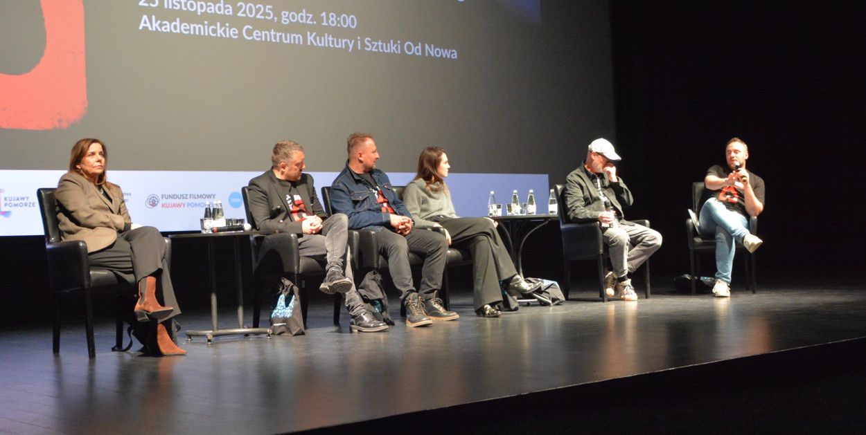 Toruń: Smarzowski, Kulesza i Turkot. Gwiazdy filmu "Dom Dobry" w Od Nowie