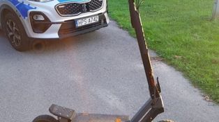 15-latek upadł z hulajnogi w Ożarowie. W ciężkim stanie zabrał go śmigłowiec LPR