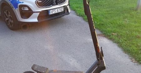 15-latek upadł z hulajnogi w Ożarowie. W ciężkim stanie zabrał go śmigłowiec LPR