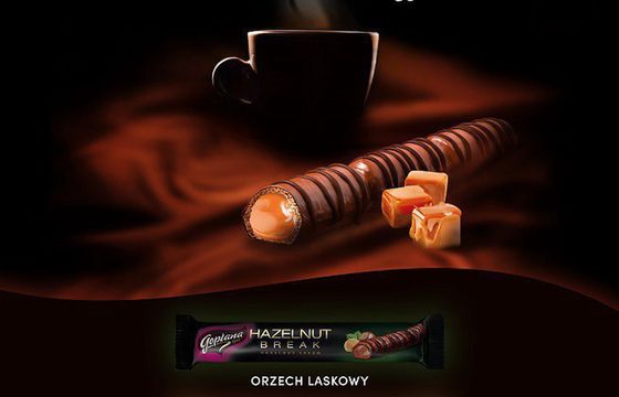 Colian reklamuje batoniki Goplana Break kampanią „Twoja chwila przyjemności”