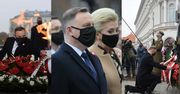 11 listopada - Święto Niepodległości: Andrzej Duda z małżonką uczestniczyli w skromnych obchodach (ZDJĘCIA)