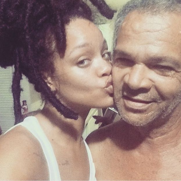 Rihanna z ojcem