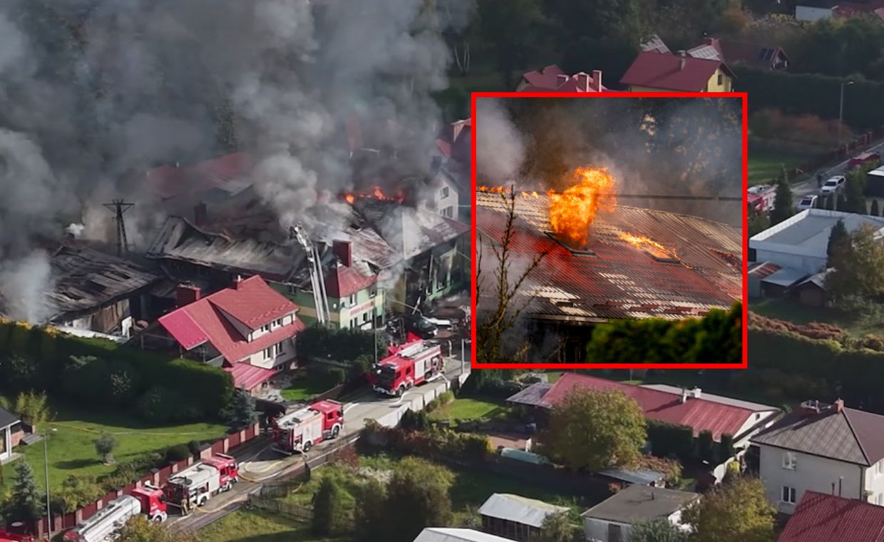 Dwóch strażaków nie żyje. Nagranie i zdjęcia z Niska