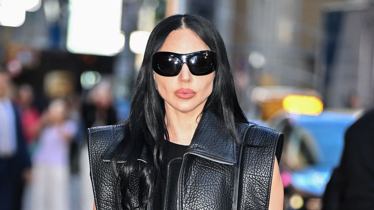 NEW YORK, NEW YORK - SEPTEMBER 08: Lady Gaga arrives to "The Late Show With Stephen Colbert" at the Ed Sullivan Theater on September 08, 2025 in New York City. (Photo by James Devaney/GC Images)