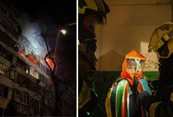 Noc pożarów i eksplozji. Ukraina odpowiedziała na atak Rosji