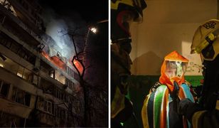 Noc pożarów i eksplozji. Ukraina odpowiedziała na atak Rosji