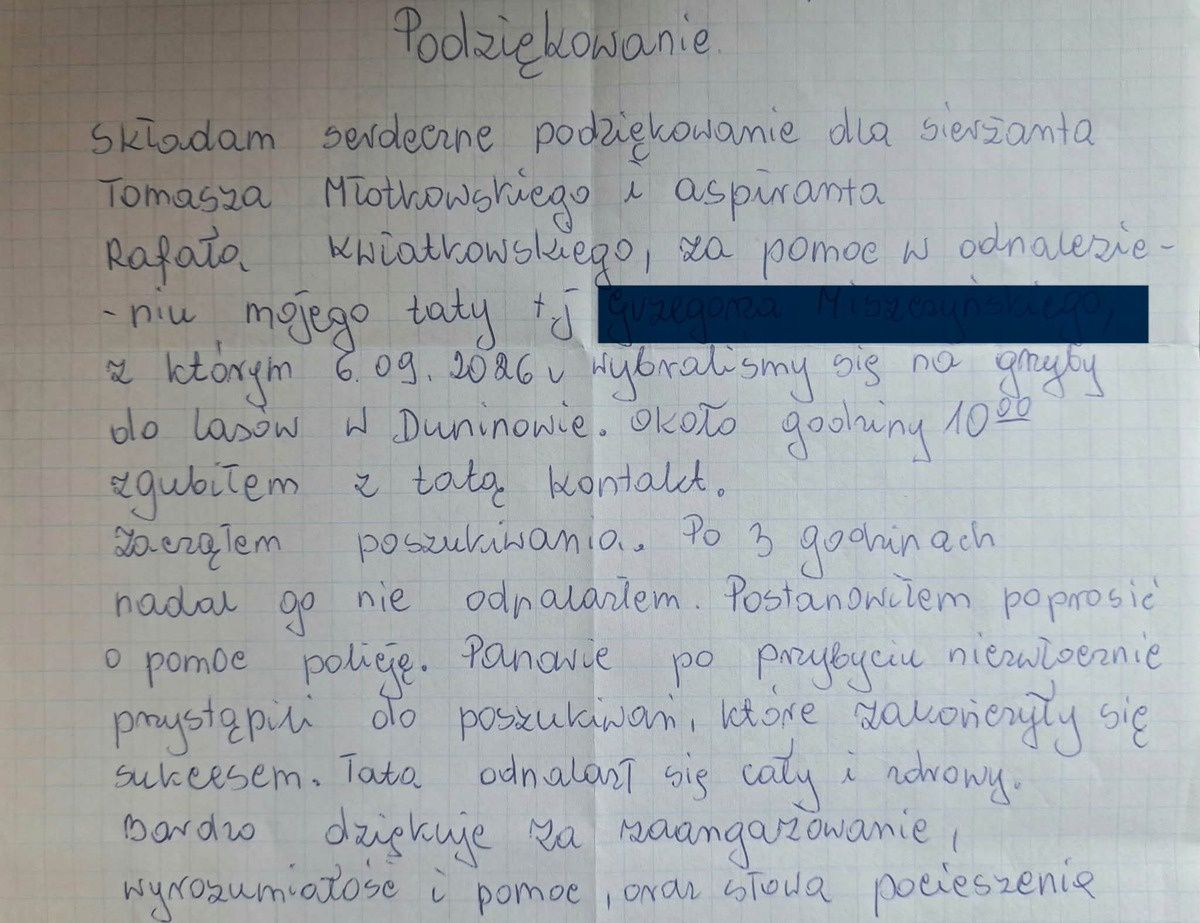 Podziękowania