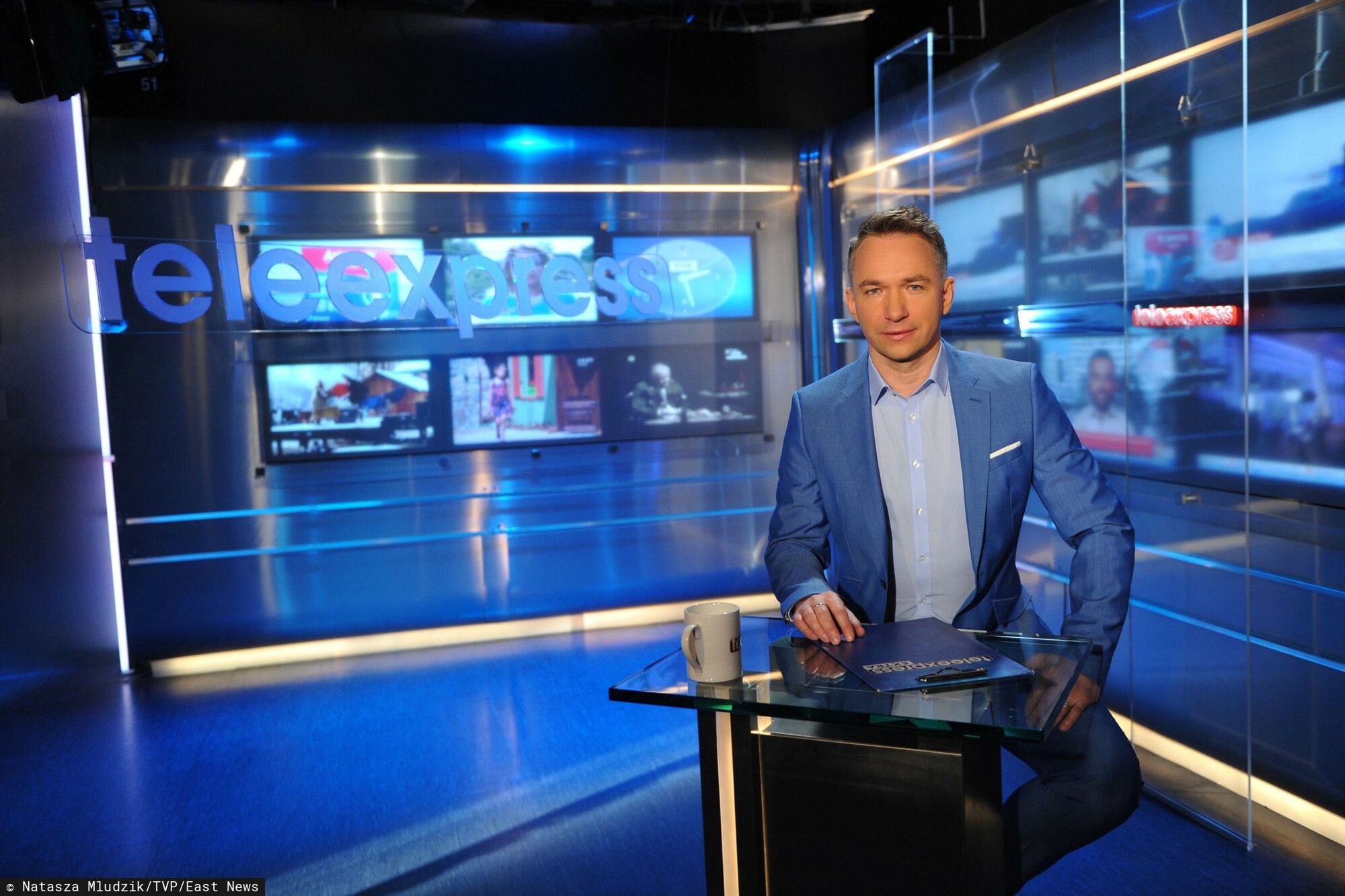Rafał Patyra w "Teleexpressie" w TVP