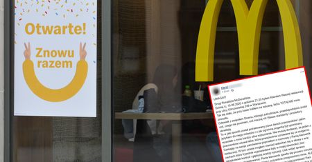 Klient McDonald's stanął w obronie niepełnosprawnego pracownika. Sieć: "Zdarzenie nie powinno mieć miejsca"