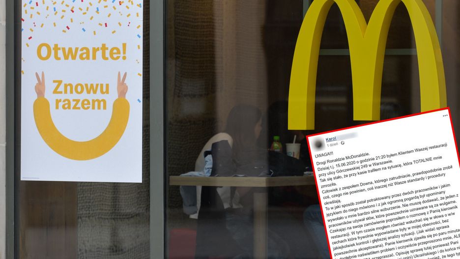 Sprawa mobbingowanego pracownika z zespołem Downa wyszła za sprawą posta klienta na Facebooku.