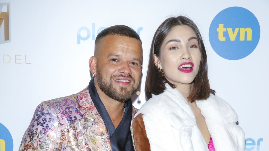 Michał Piróg i Żaklina Ta Dinh, z którą zaprzyjaźnił się na planie "Top Model"